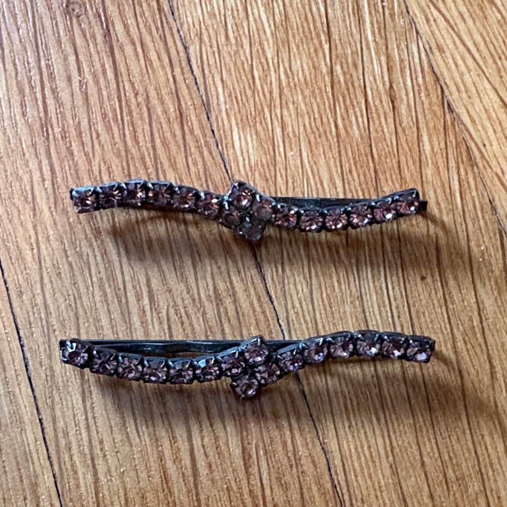 Rhinestone Hair Clips